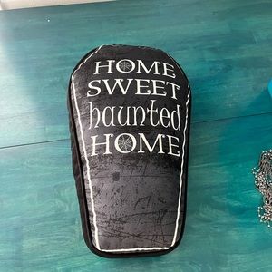 Halloween coffin shaped pillow